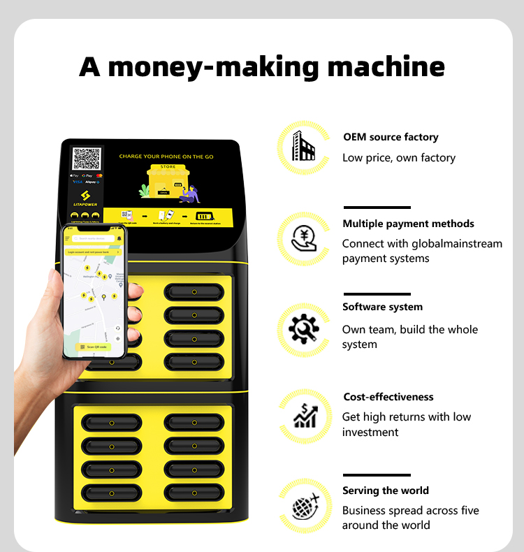 Power Bank Rental Station Payment System